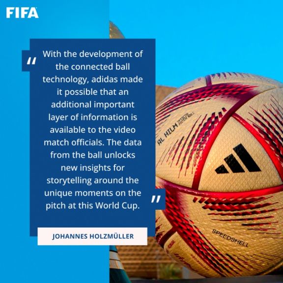 فيفا يكشف عن كرة الحلم لنصف النهائي ونهائي كأس العالم بقطر