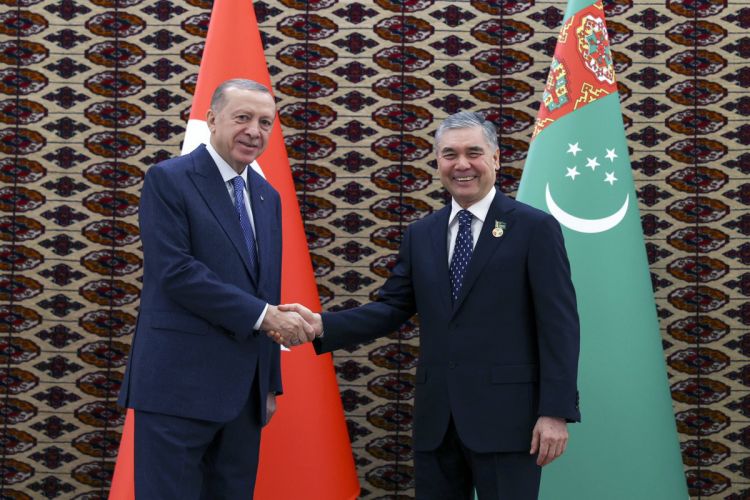 Эрдоган встретился с Гурбангулы Бердымухамедовым