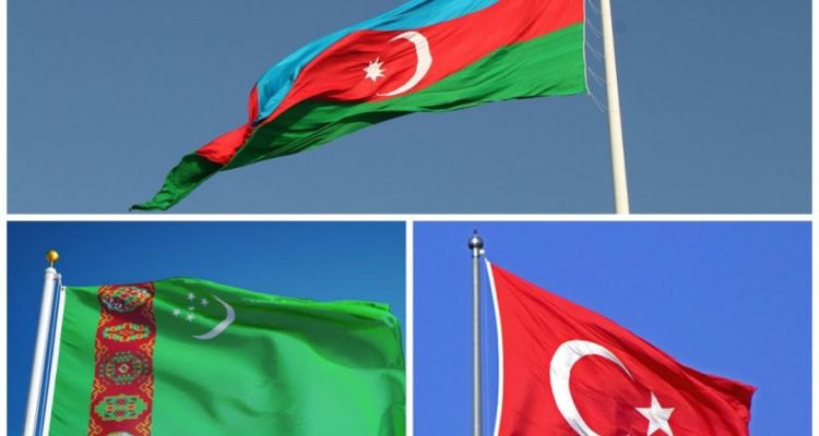 Началась первая трехсторонняя встреча глав государств Азербайджана, Турции и Туркменистана