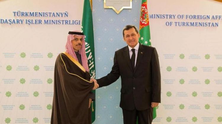 مباحثات رسمية بين وزيري خارجية السعودية وتركمانستان