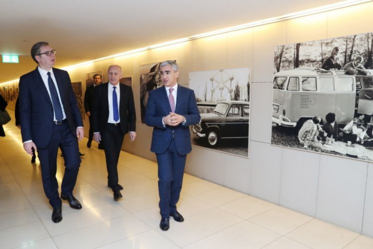 Президент Сербии посетил Центр Гейдара Алиева