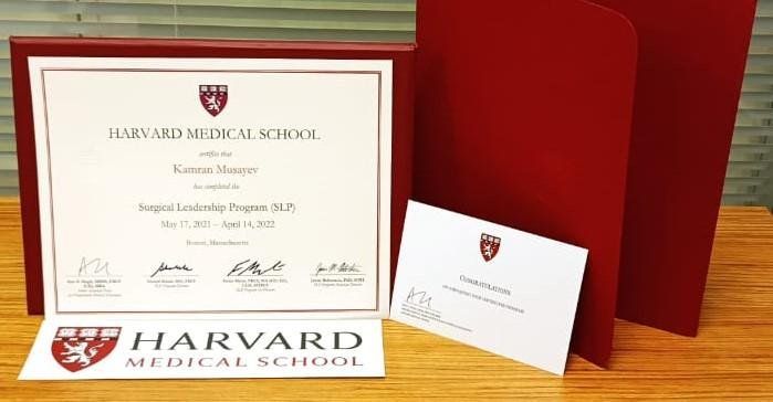 Азербайджанский врач впервые стал выпускником программы Гарвардской медицинской школы
