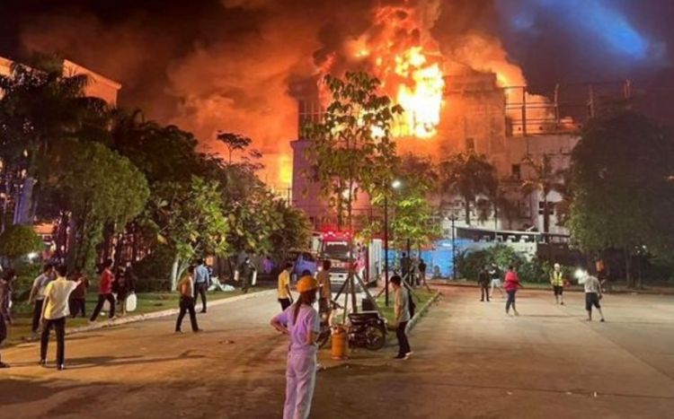 Kambocada hoteldə YANĞIN 19 nəfər ölüb, 50 nəfər yaralanıb