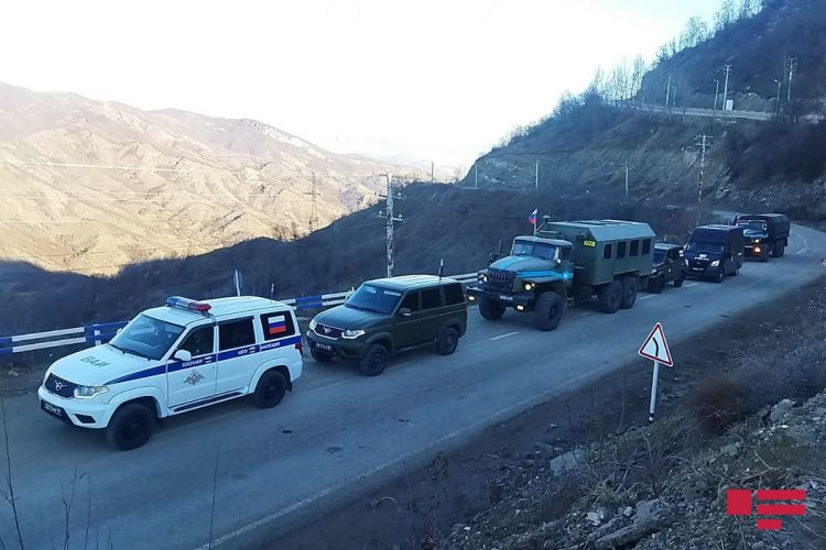 По дороге Лачин-Ханкенди беспрепятственно проехали 6 автомобилей РМК различного назначения