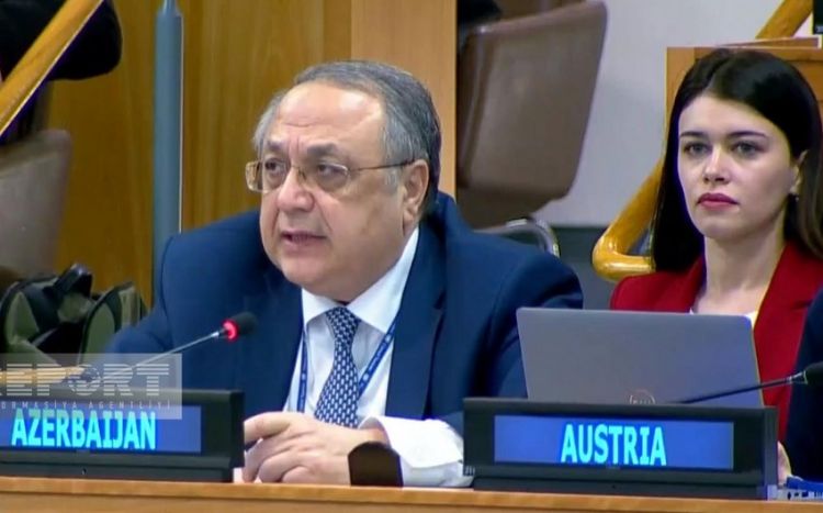 Azerbaijan's permanent rep to UN presents facts in response to Armenian diplomat's false statements