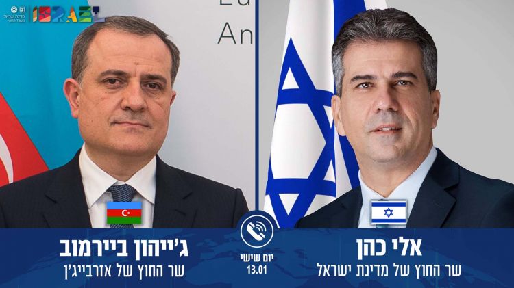 Глава МИД Израиля пригласил азербайджанского коллегу на открытие посольства в Тель-Авиве