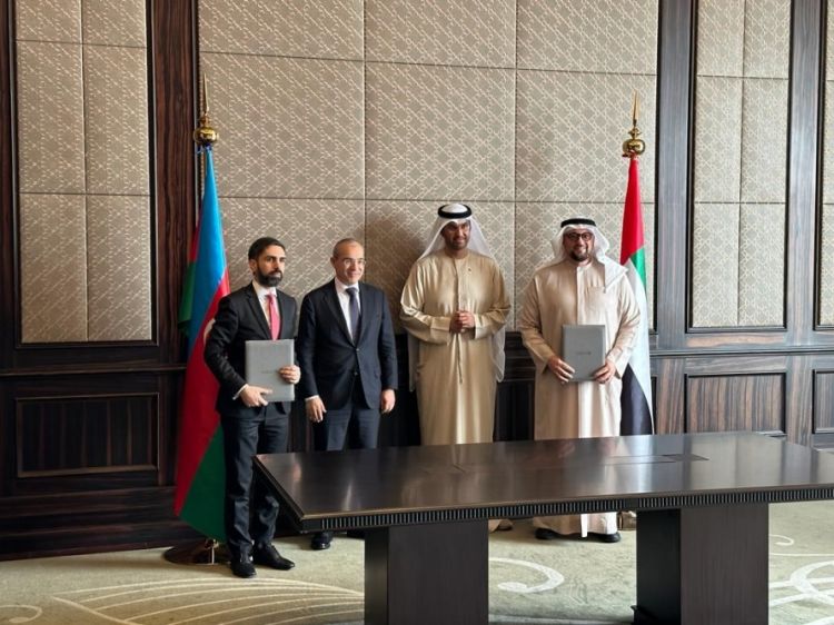 توقيع على اتفاقية الاستغلال المشترك حول مصادر الطاقة المتجددة بين أذربيجان ودولة الإمارات