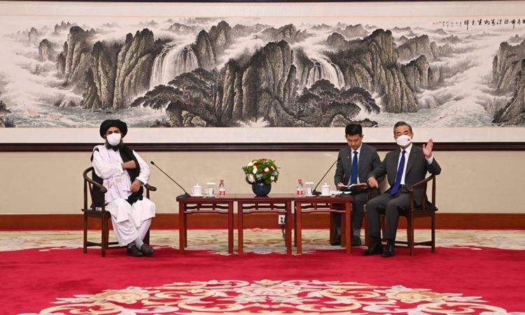China is not the primary actor supporting the Taliban but seeking peace in Afghanistan