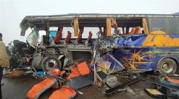 مصرع وإصابة 37 بحادث حافلة في العراق
