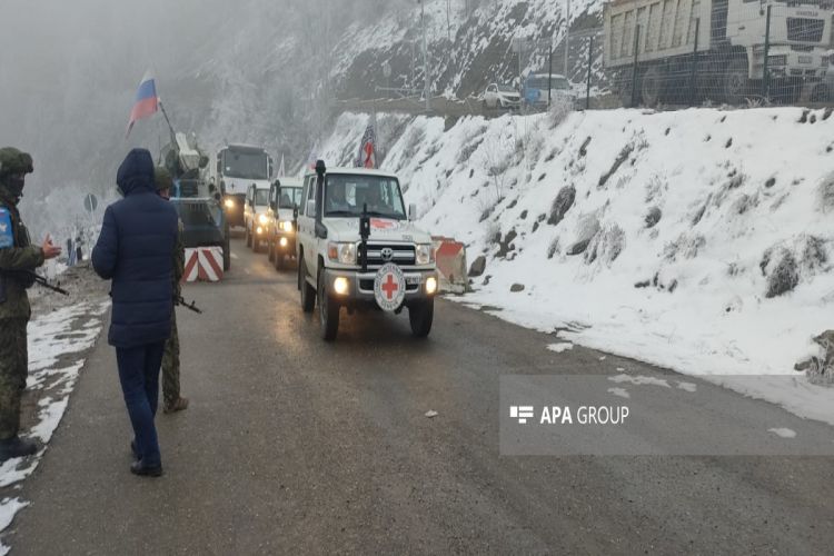 Автомобилями МККК из Ханкенди в Армению в связи с болезнью были вывезены лица армянского происхождения