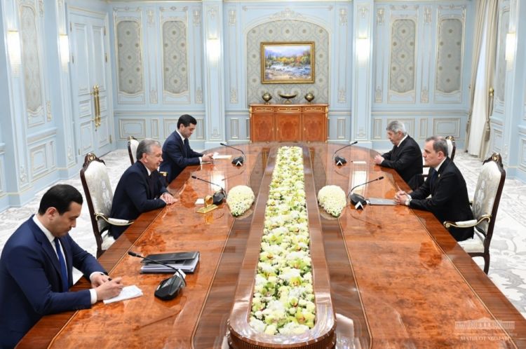 الرئيس الأوزبكي ووزير الخارجية الاذربيجاني تبحثان مكانيات لتوسيع التعاون