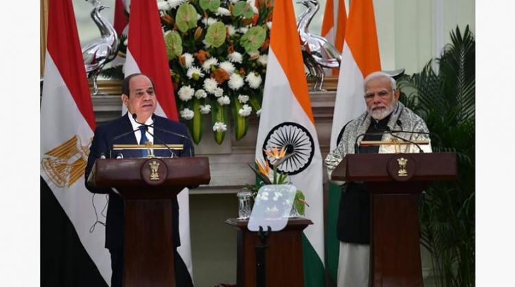 Egypt, India Agree to Boost Cooperation in Combating Terrorism