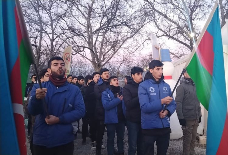 Peaceful protests of Azerbaijani eco-activists on Lachin–Khankandi road enter 47th day