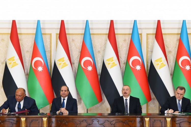 Подписаны азербайджано-египетские документы