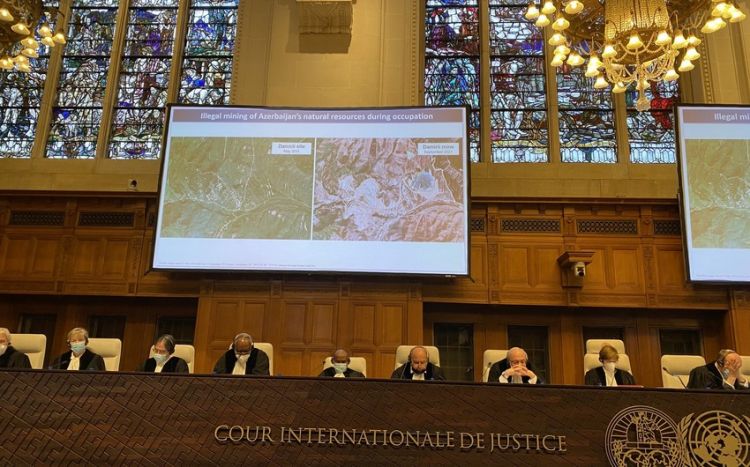 В Международном суде ООН представлены кадры, подтверждающие нанесенный Арменией экологический ущерб Азербайджану