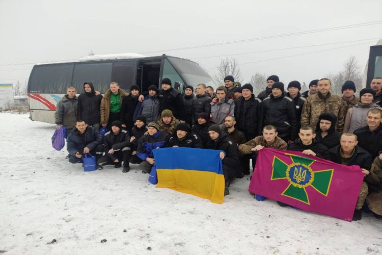 В результате обмена пленными с Россией освобождены 116 украинских военнослужащих