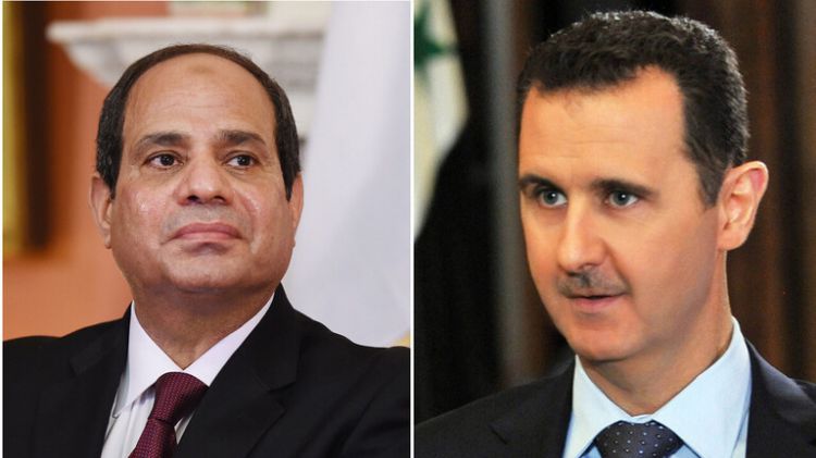 السيسي يتصل بالرئيس السوري بشار الأسد لتقديم التعازي في ضحايا الزلزال المدمر