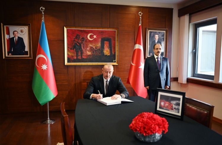 الهام علييف "الشعب الأذربيجاني يقف بجانب الشعب التركي الشقيق"