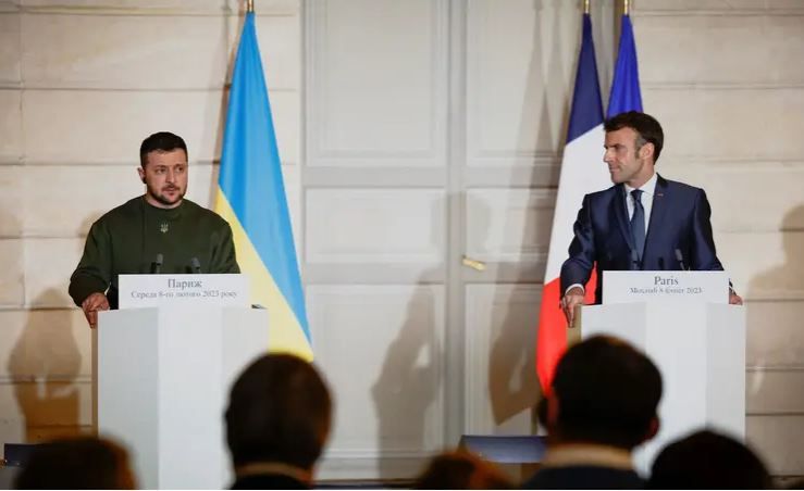 France’s Macron, Ukraine’s Zelenskyy to travel together for EU summit
