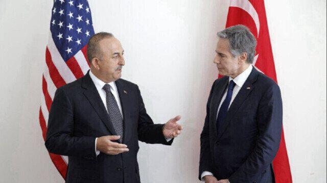 Turkish FM, US secretary of state discuss situation in quake-hit Türkiye