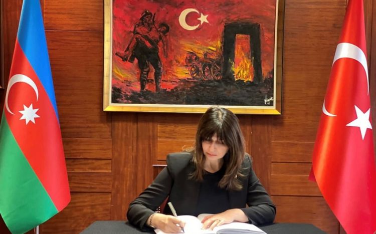 Резидент-координатор ООН оставила запись в книге соболезнований посольства Турции