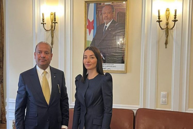 Посол Азербайджана во Франции Лейла Абдуллаева встретилась с коллегами из Италии и Джибути