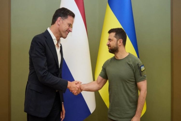 Зеленский встретился в Киеве с премьер-министром Нидерландов
