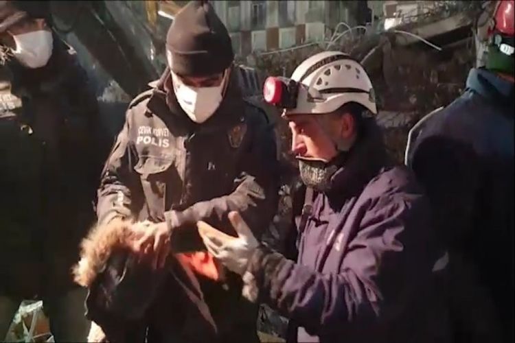 Спасатели МЧС передали местной полиции золото и драгоценности, найденные под завалами в Хатае