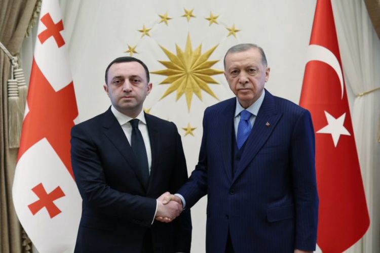 Erdogan receives Georgian PM