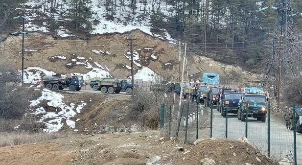 11 cars of peacekeepers were sent to Khankendi