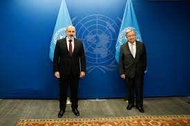 Пашинян и Гутерриш обсудили возможность отправки миссии ООН в Карабах