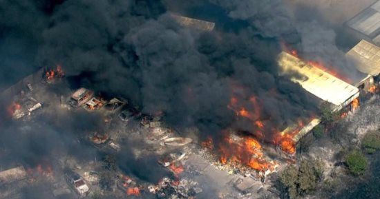 اندلاع حريق ضخم في أكبر منشأة لتخزين النفط في المكسيك