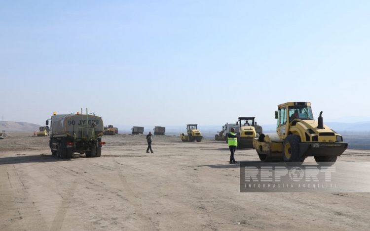 Строительство дороги Горадиз-Джабраил-Зангилан-Агбенд завершено на 73%