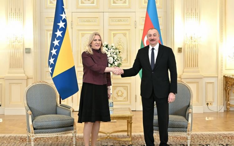 Глава Президиума Боснии и Герцеговины пригласила президента Азербайджана посетить ее страну