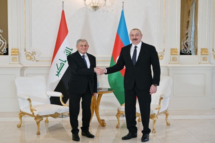 Президент Ильхам Алиев встретился с иракским коллегой