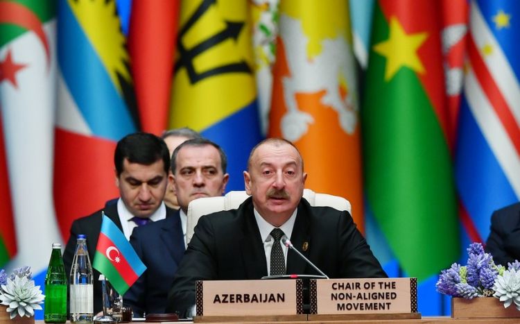 Президент Ильхам Алиев предложил сформировать Группу стран-единомышленников, пострадавших от мин