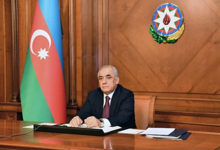 Azerbaijani PM congratulates his Russian counterpart