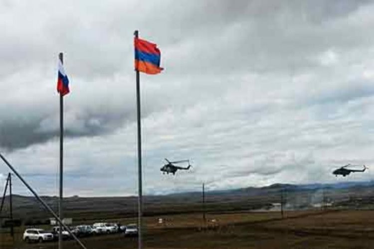 Военнослужащие Армении и России провели совместные учения