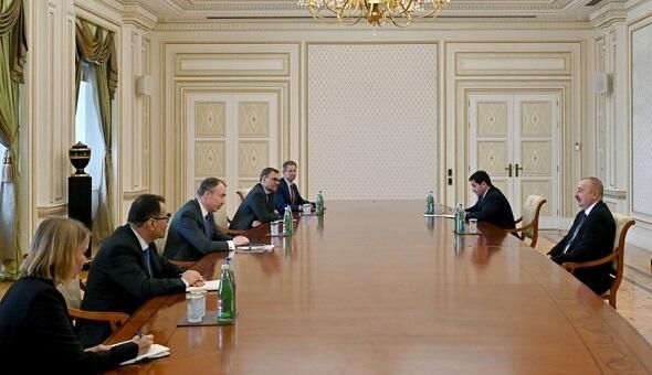 Ilham Aliyev met with Klaar