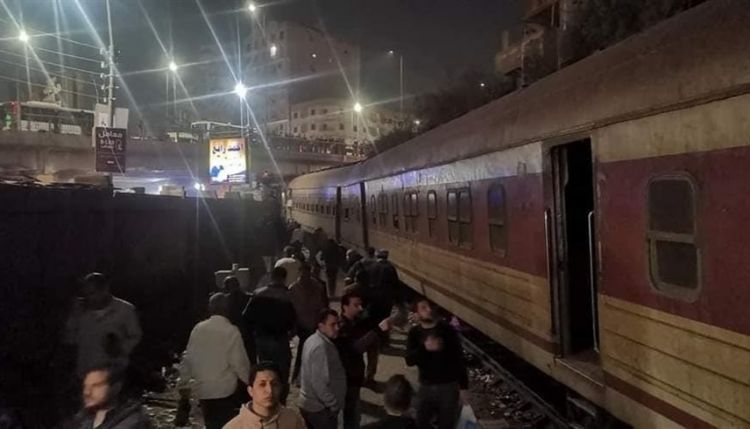 قتيل جراء حادث تصادم قطار في دلتا النيل بمصر