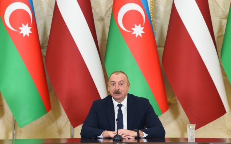 Президент Ильхам Алиев: Латвия и Азербайджан являются стратегическими партнерами