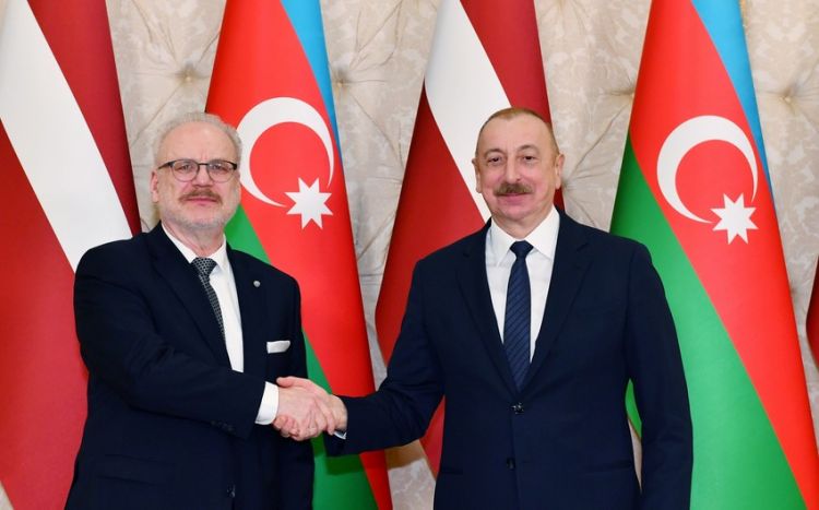 Президент Азербайджана: Визит президента Латвии является демонстрацией нашего тесного сотрудничества