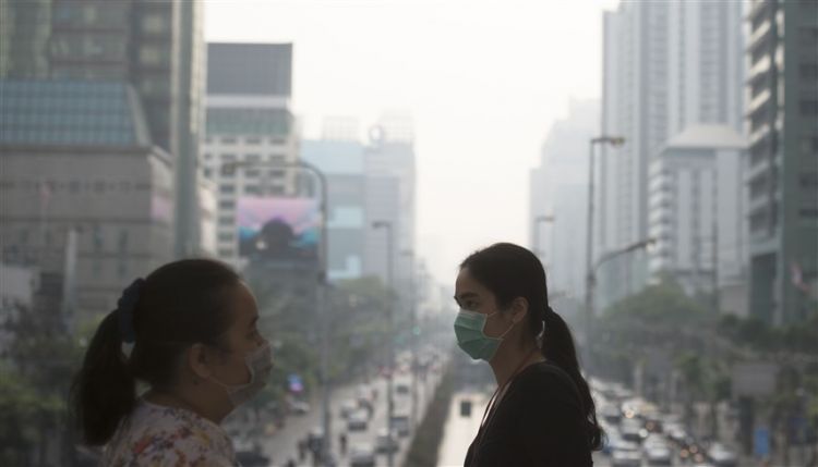 200 شخص في مستشفيات تايلاند بسبب تلوث الهواء