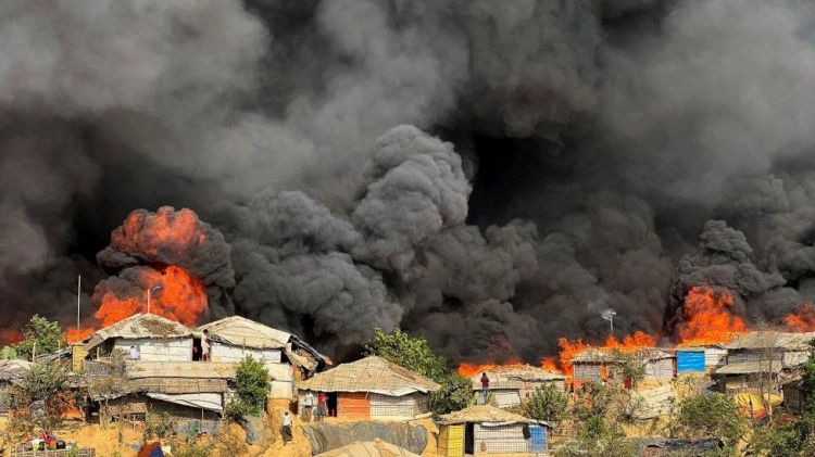 Investigators: Rohingya camp fire was 'planned sabotage'
