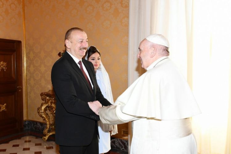 Azerbaijani President thanked Pope Francis