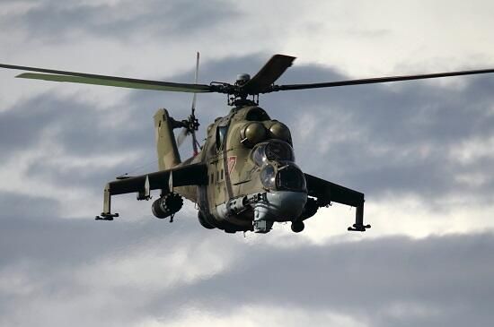Russian Mi-24 and Mi-35 helicopters hit critical objects