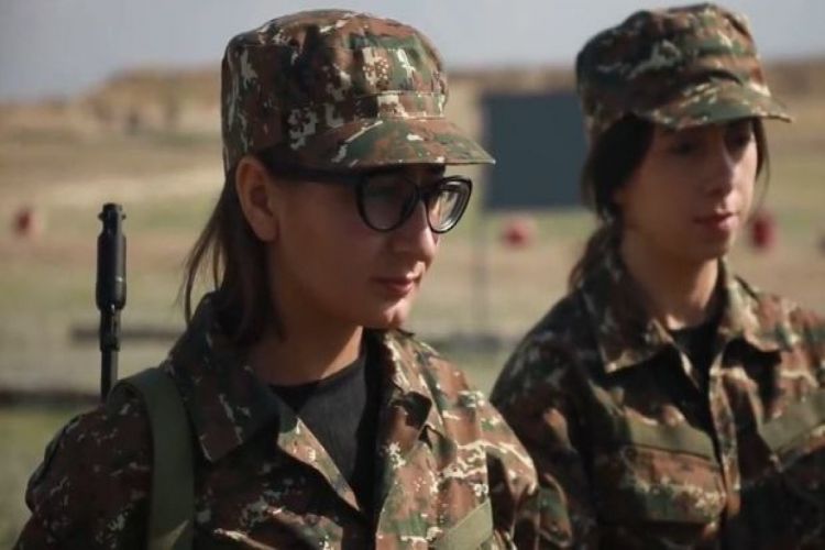 Ermənistanda çağırışçı qadınlar üçün hərbi hissə tikilir?
