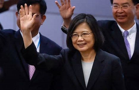 Taiwanese leader Tsai arrives in New York