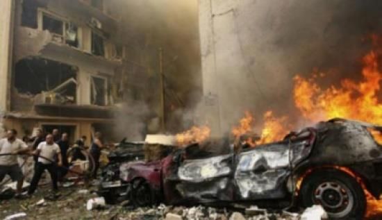 انفجار سيارة مفخخة قرب مطار المزة العسكري في دمشق