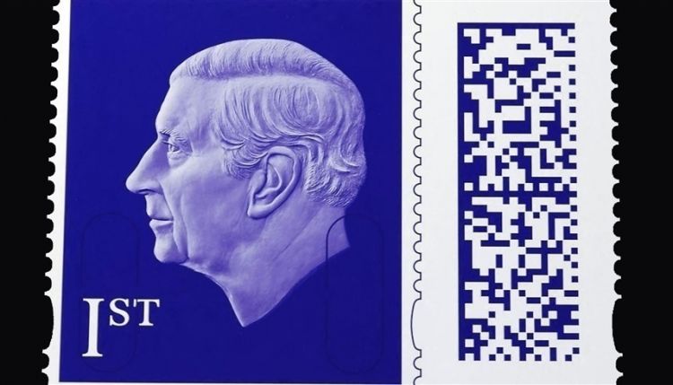 الملك تشارلز يظهر على طوابع البريد لأول مرة